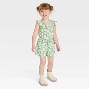 Sage green floral dress by cat and jack 18months